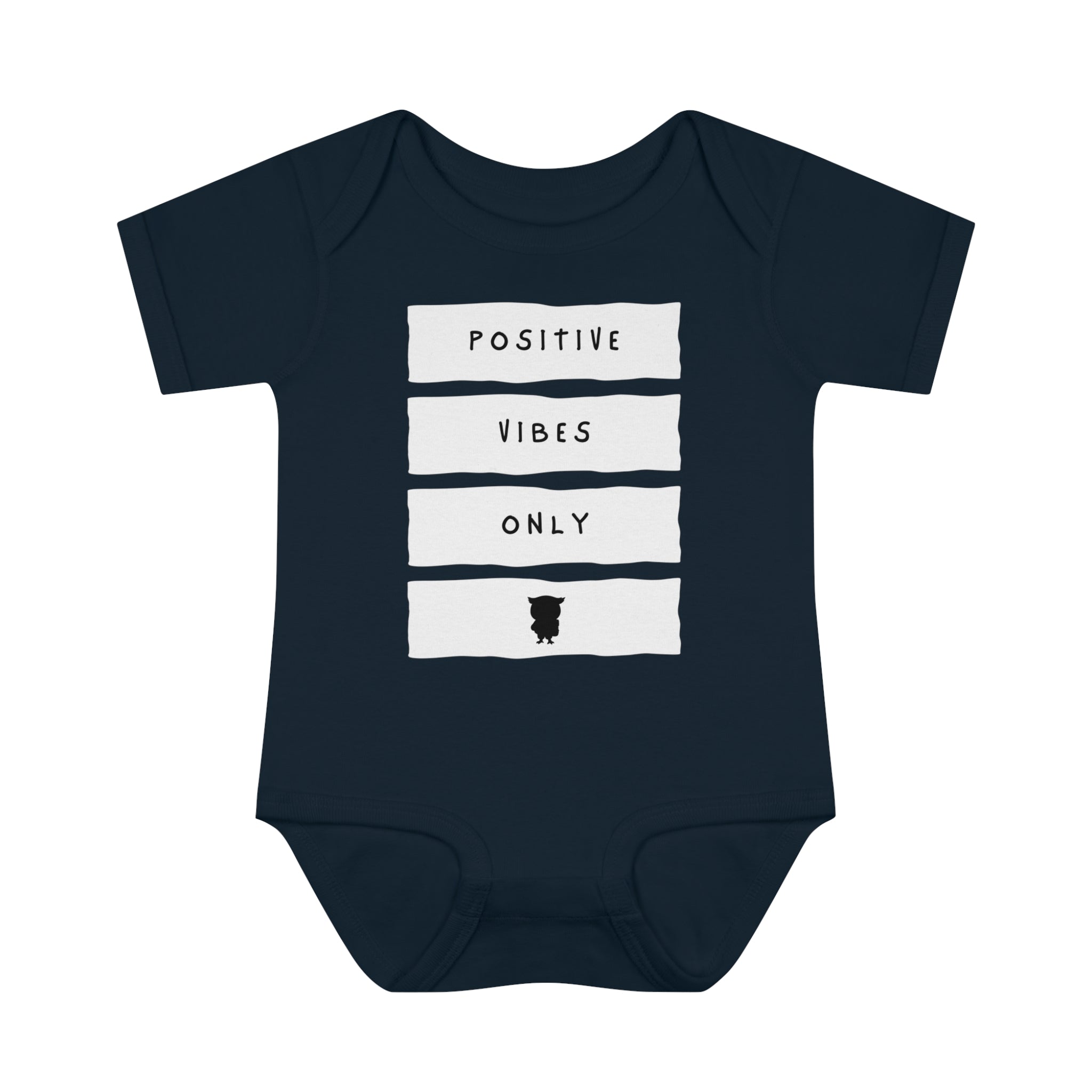 Positive Vibes Only - Body côtelé pour nourrissons et bébés