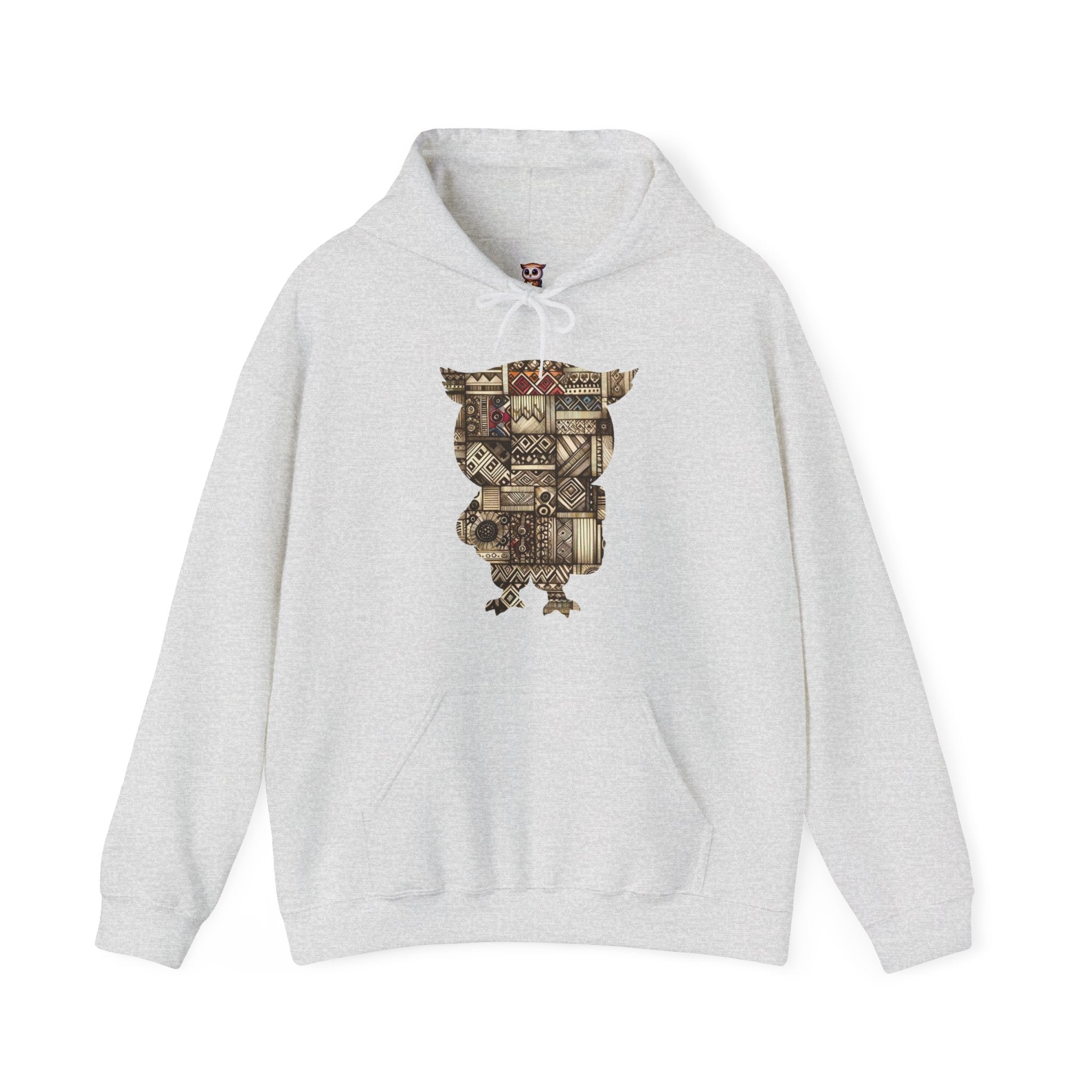 Hibou tribal en édition limitée - Sweat-shirt à capuche unisexe Heavy Blend™