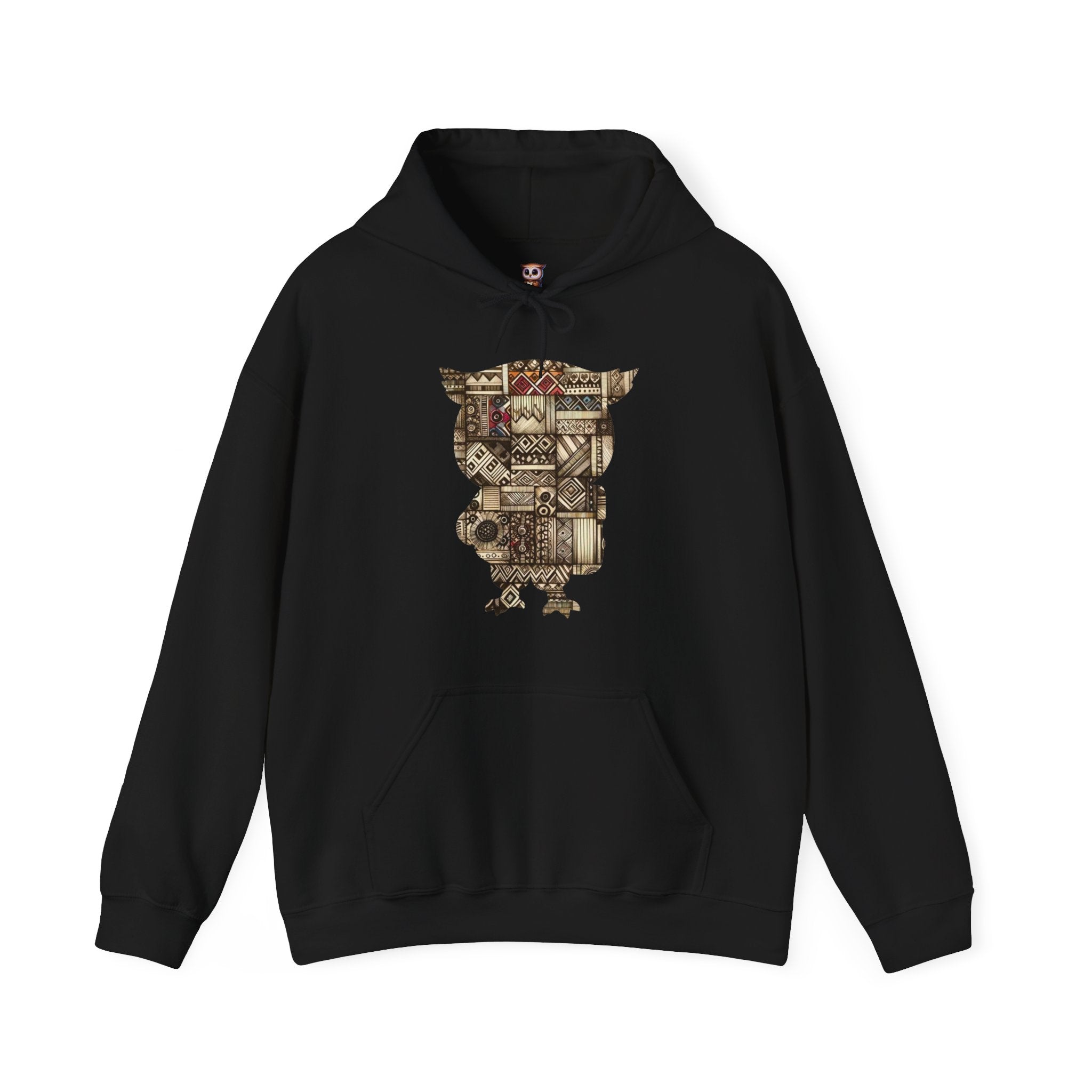 Hibou tribal en édition limitée - Sweat-shirt à capuche unisexe Heavy Blend™