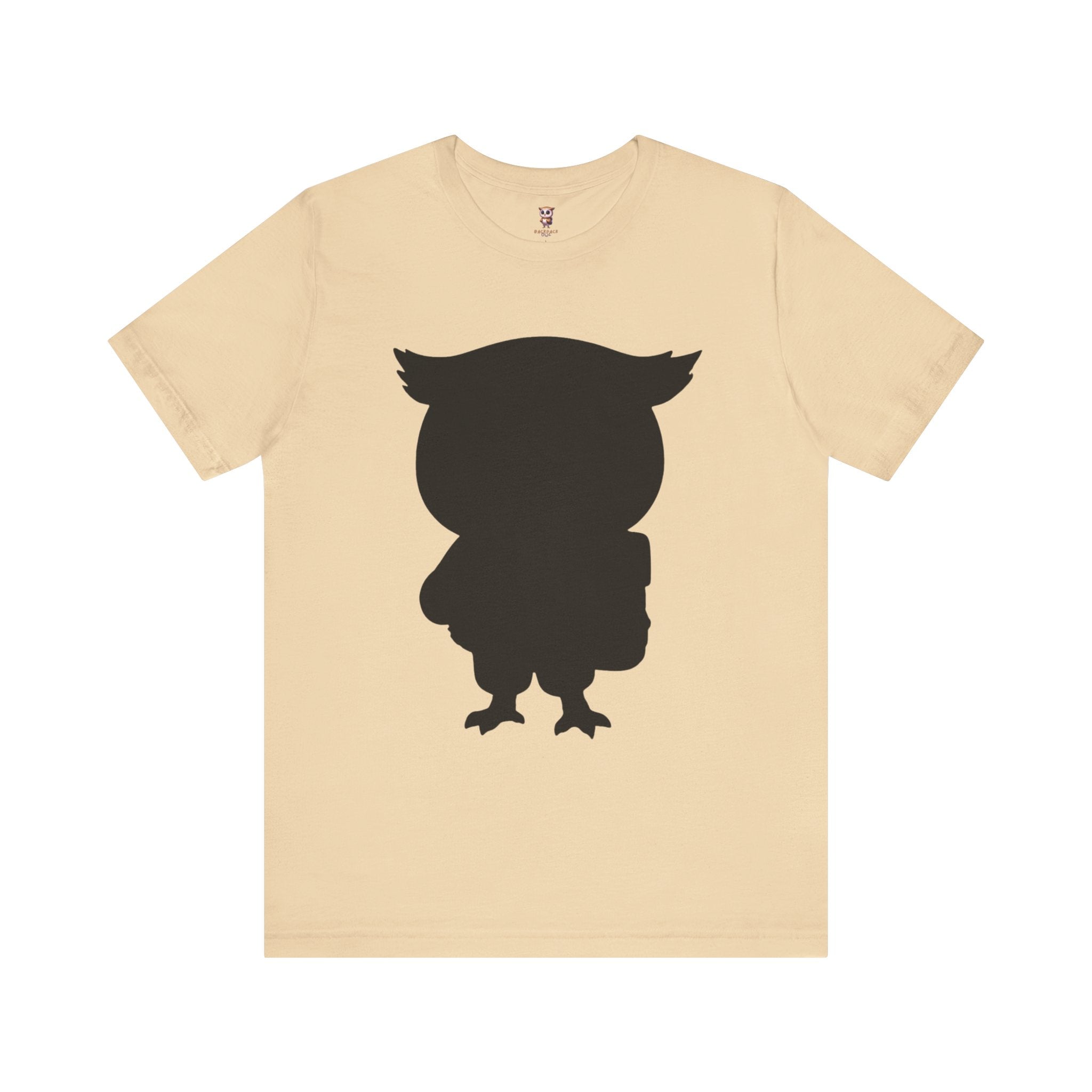 Silhouette Owl - Tee-shirt à manches courtes en jersey unisexe