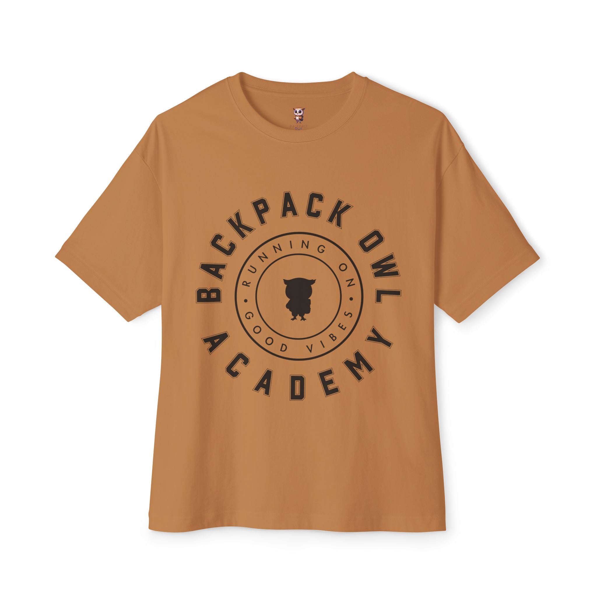 Backpack Owl Academy - Unisex Oversized Boxy Tee