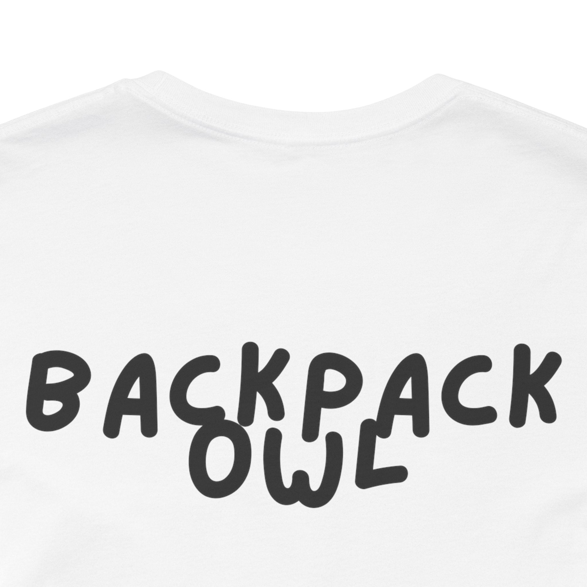 Silhouette Owl - Tee-shirt à manches courtes en jersey unisexe