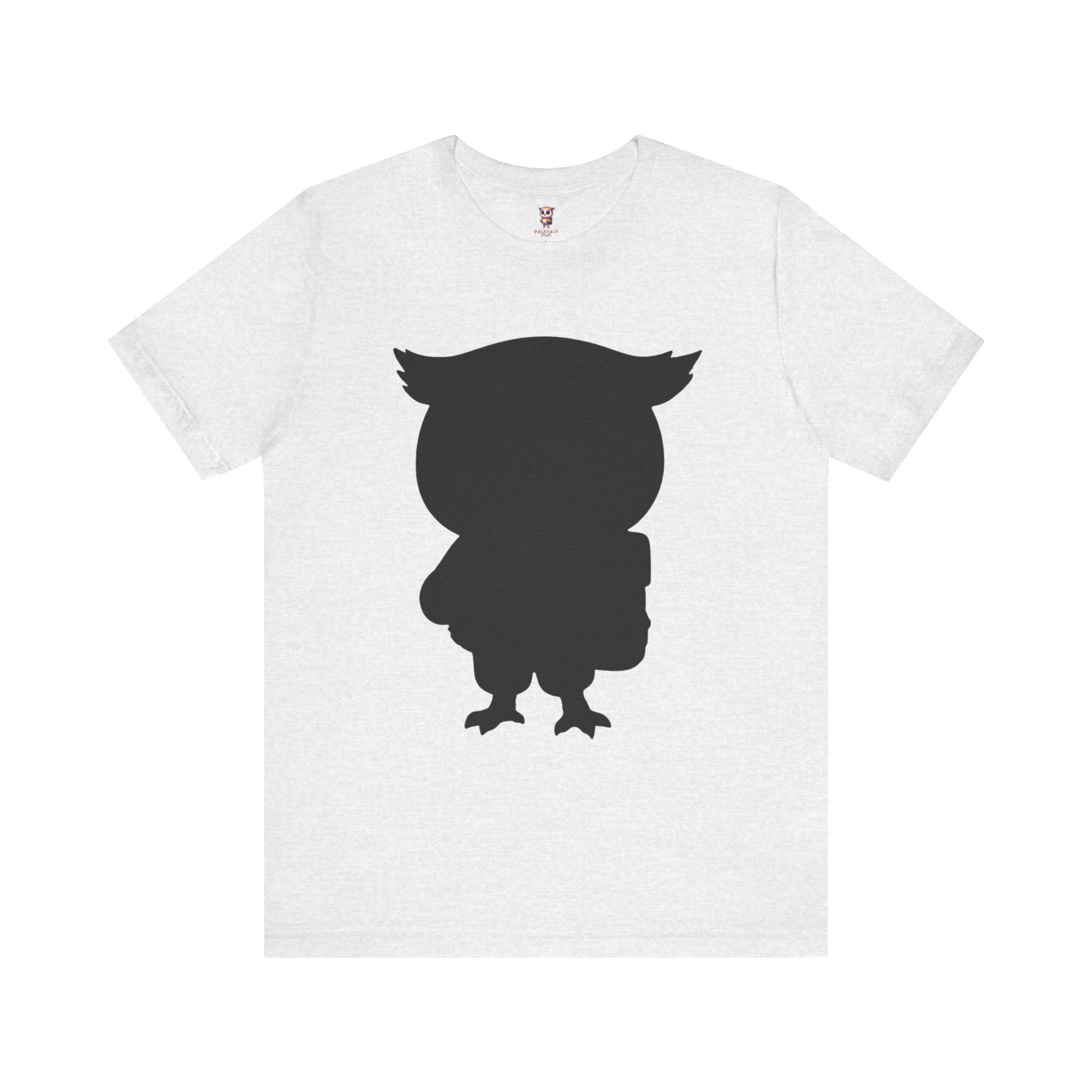Silhouette Owl - Tee-shirt à manches courtes en jersey unisexe
