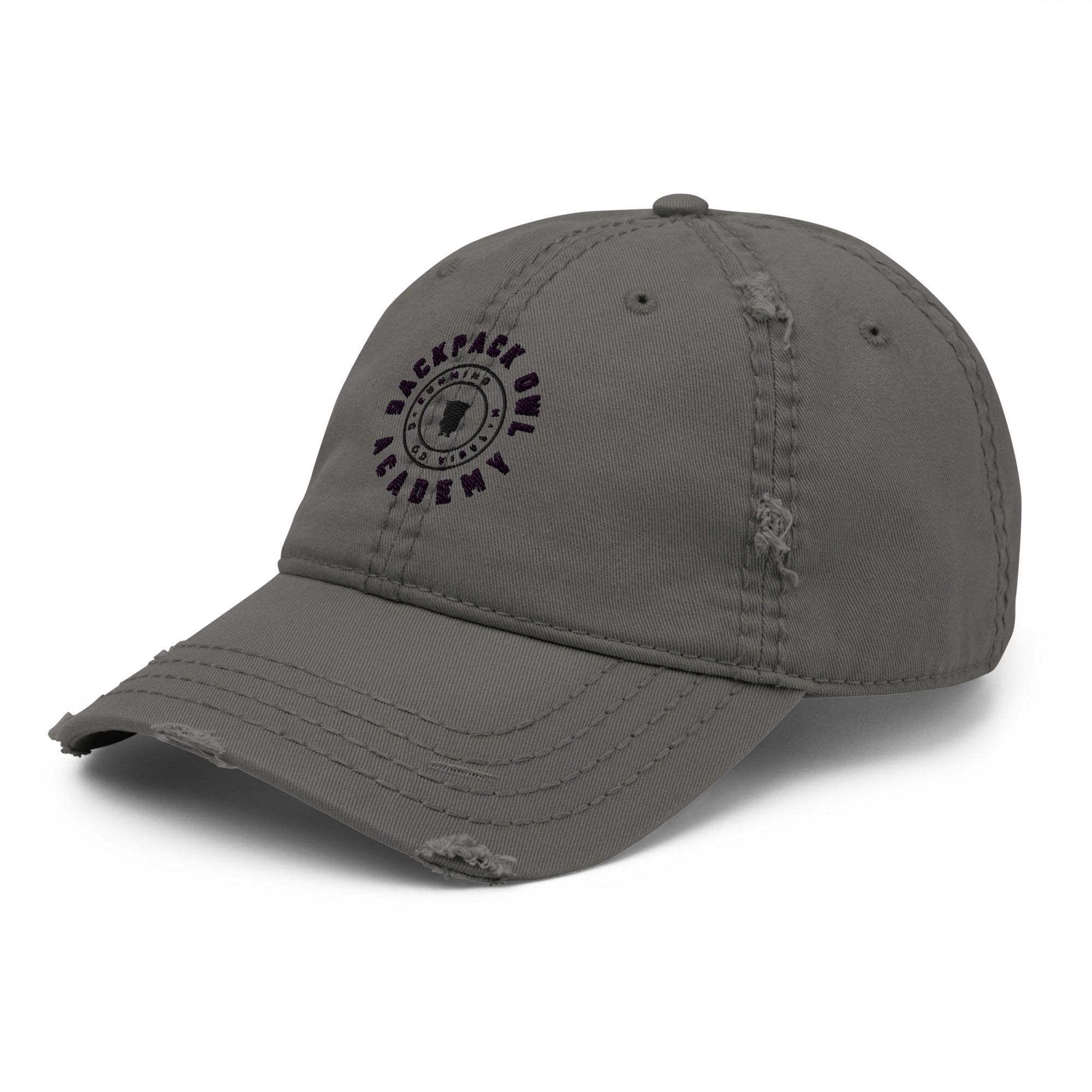 Backpack Owl Academy - Embroidered Distressed Dad Hat