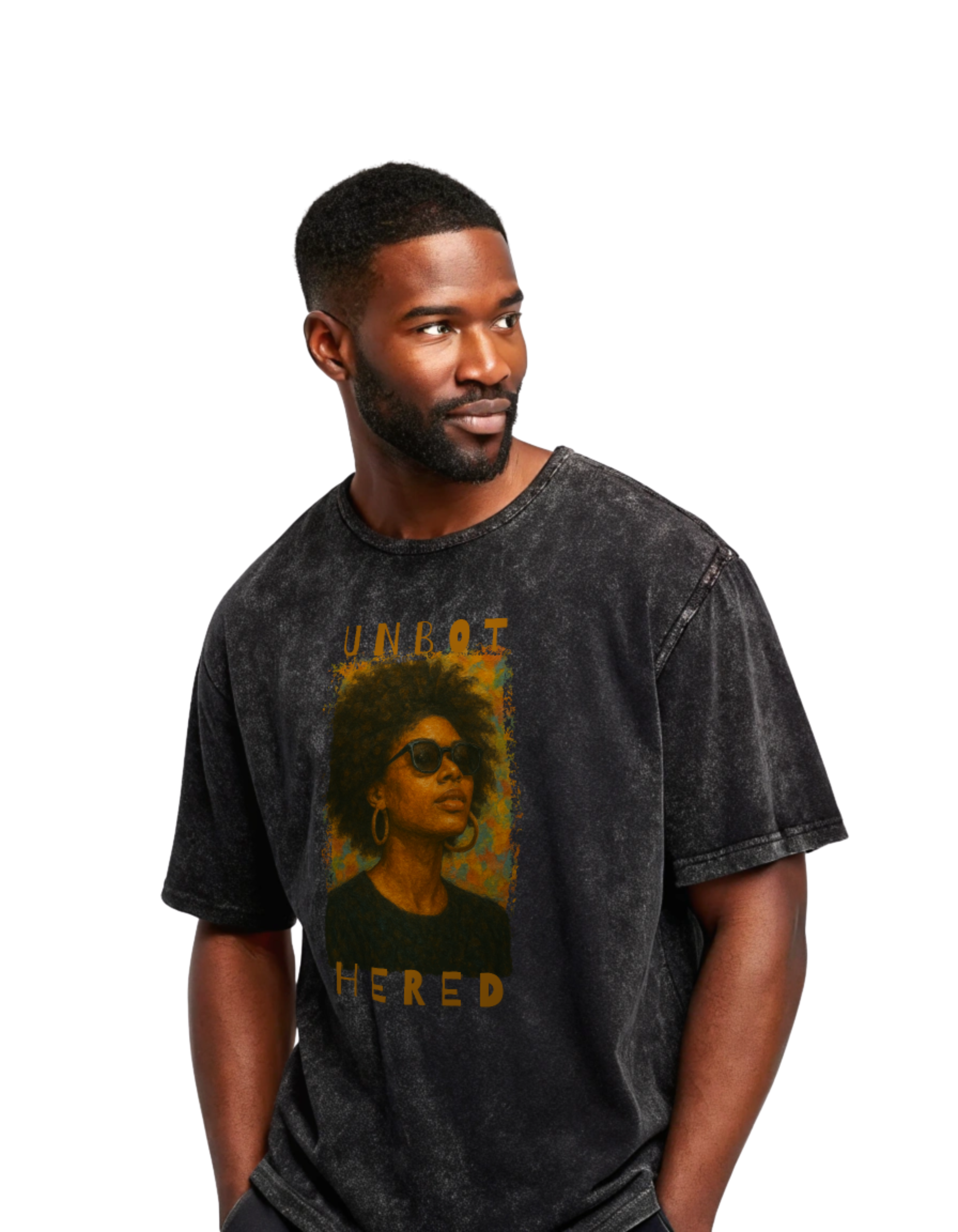 Backpack Owl UNBOTHERED Acid Washed Oversize Tee