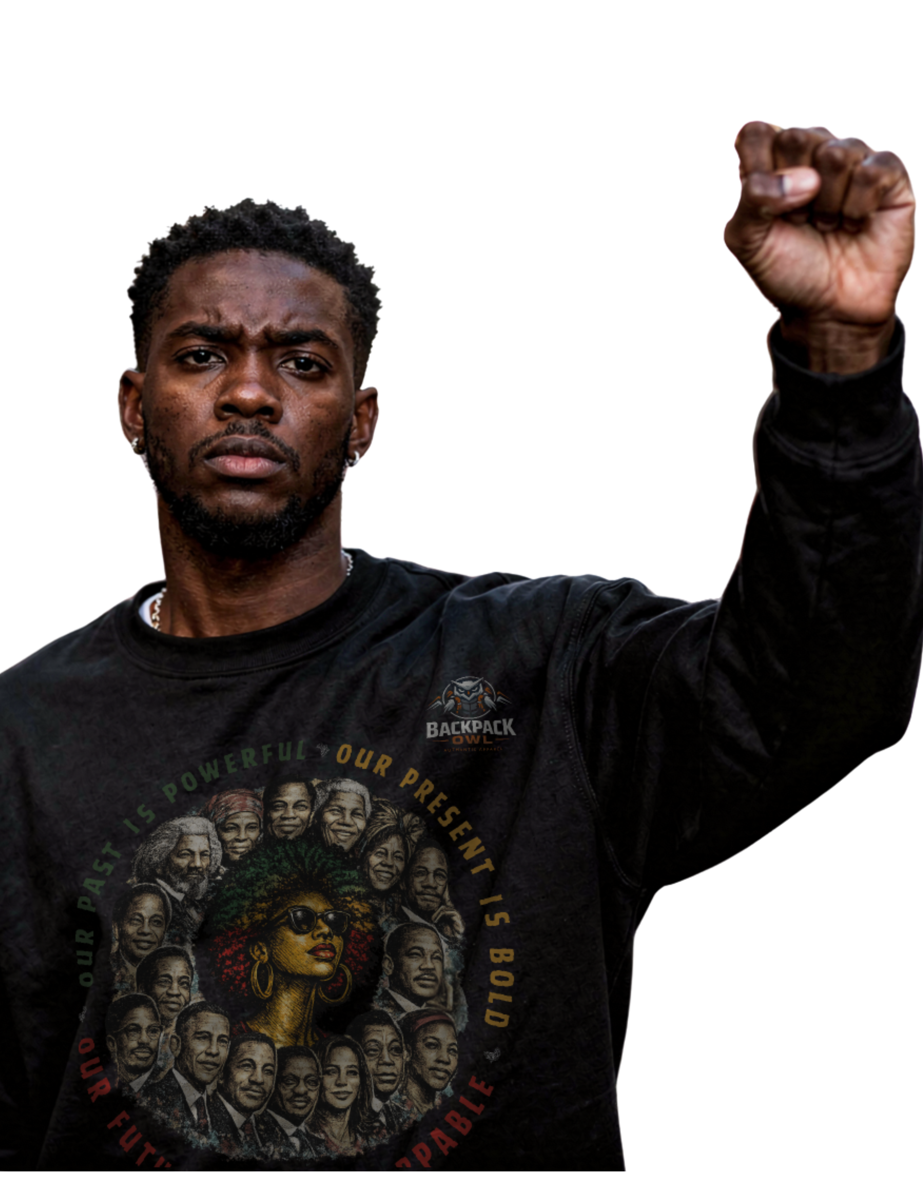 Afro Affirmation Graphic Crewneck Sweatshirt – Series MMXXVI/II