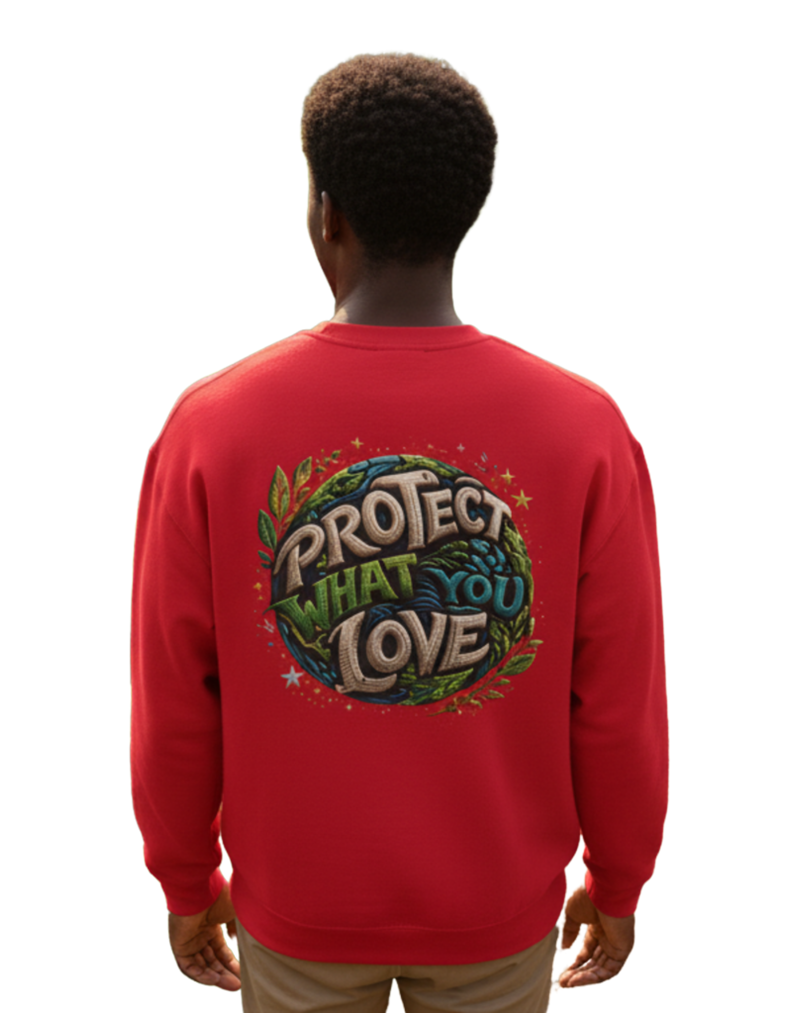Protect What You Love Graphic Crewneck Sweatshirt – Series MMXXVI/IV