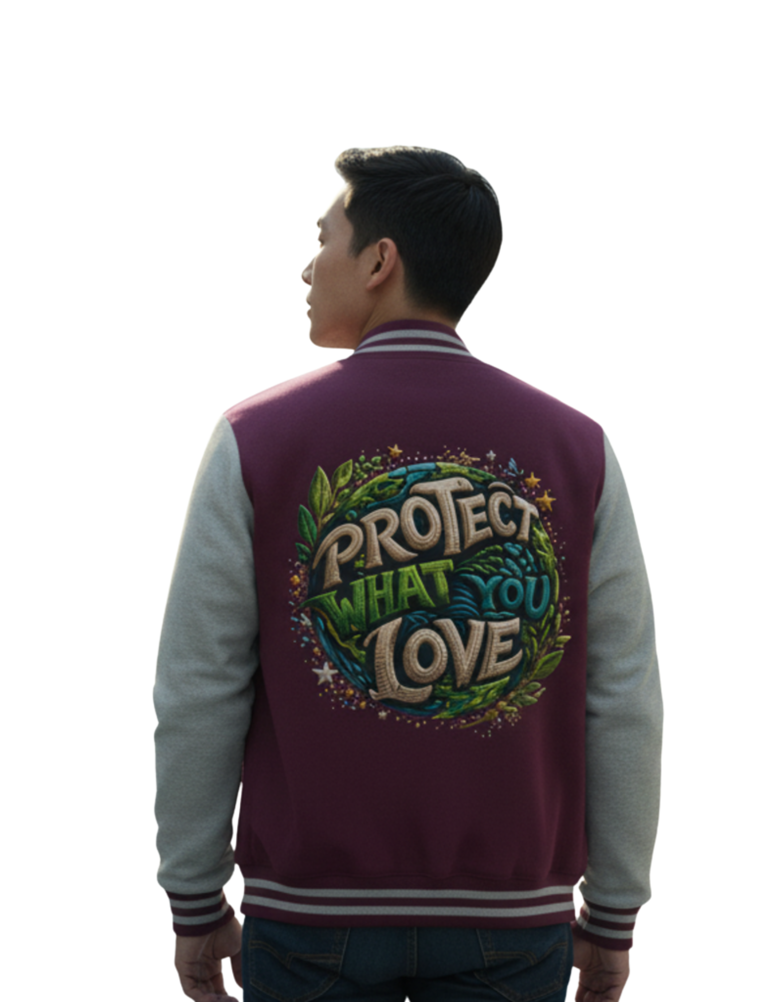 Protect What You Love Graphic Letterman/Varsity Jacket - Series MMXXVI/IV
