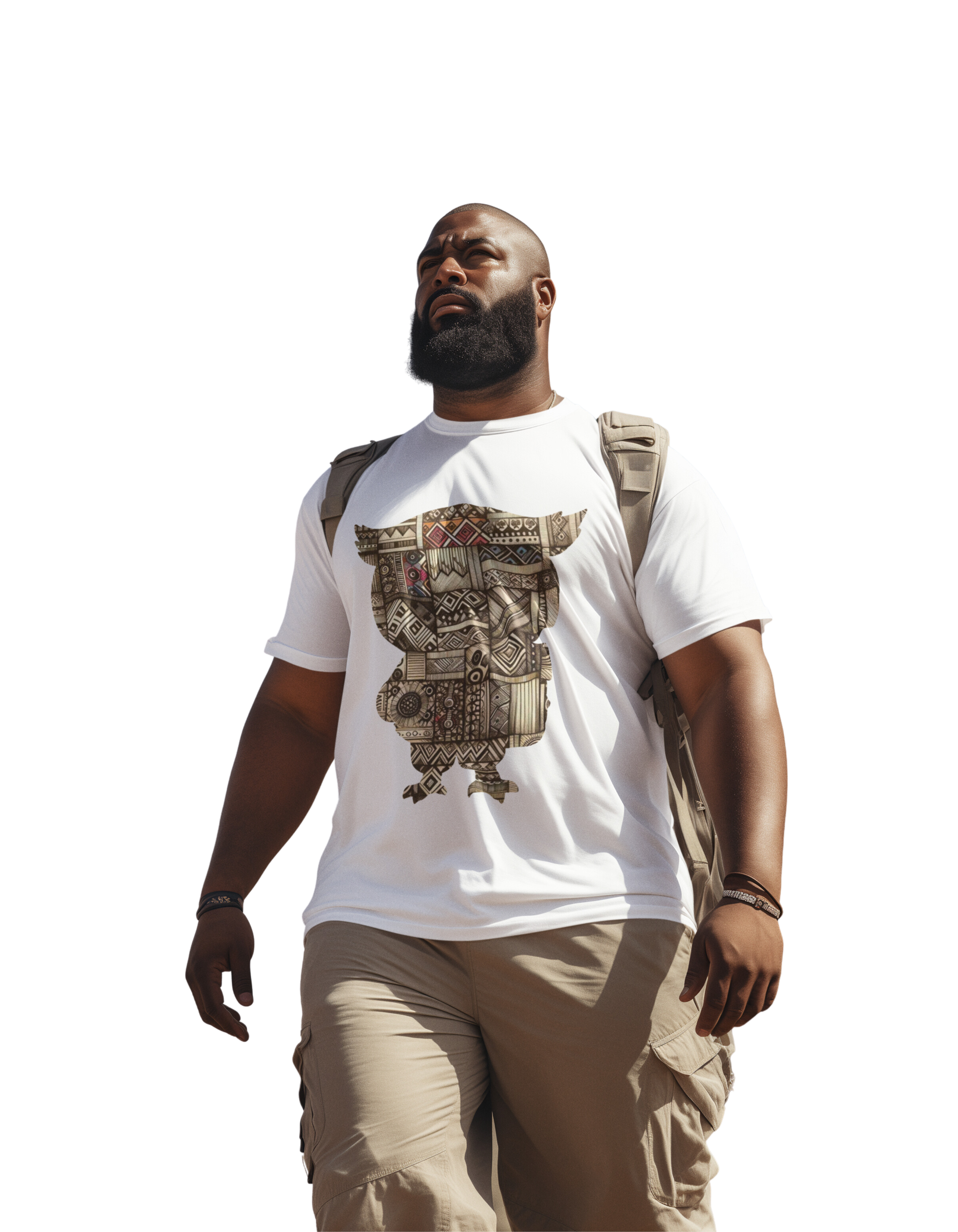 Hibou tribal en édition limitée - Tee-shirt à manches courtes en jersey unisexe
