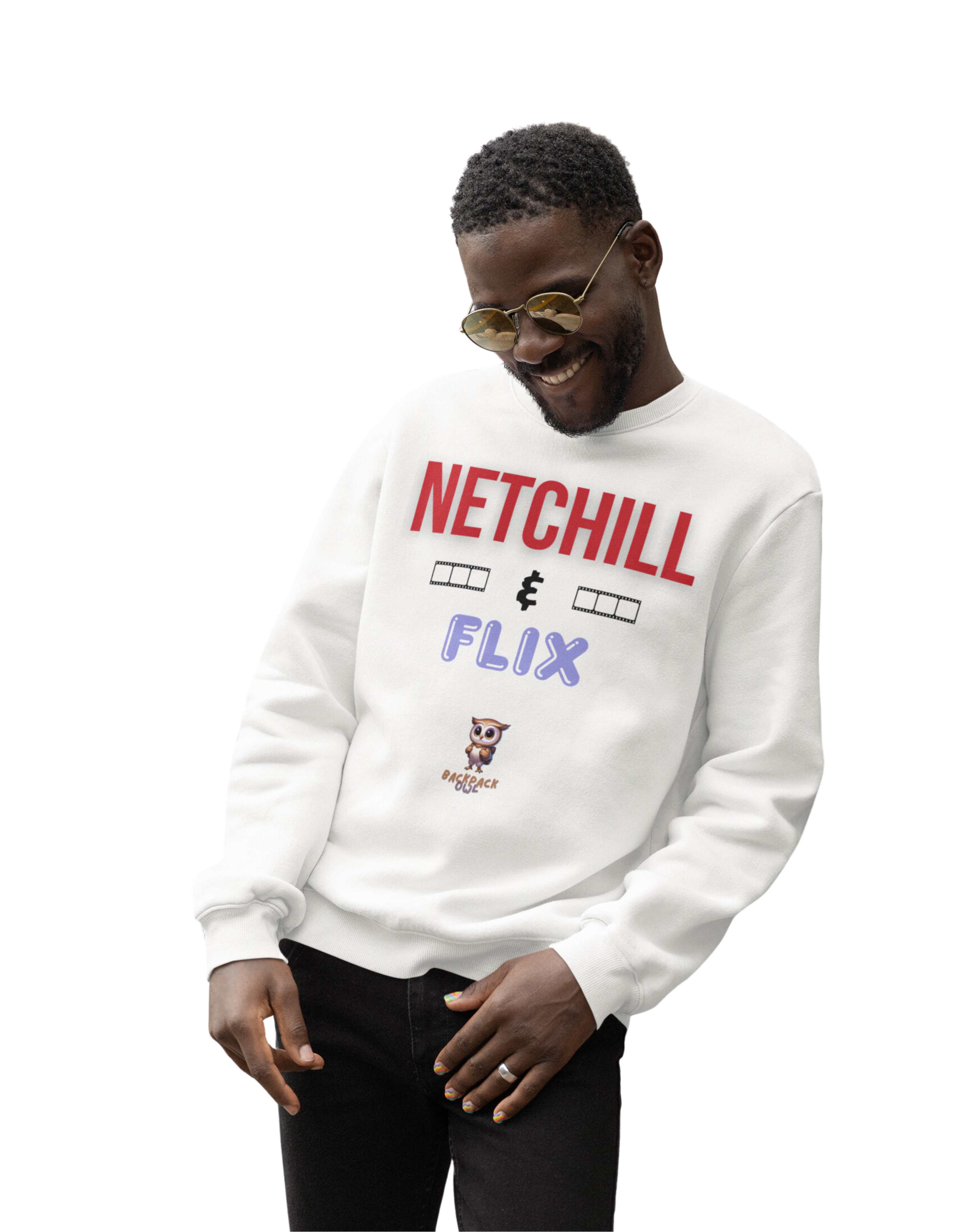 Netchill & Flix - Sweat-shirt unisexe à col rond Heavy Blend™