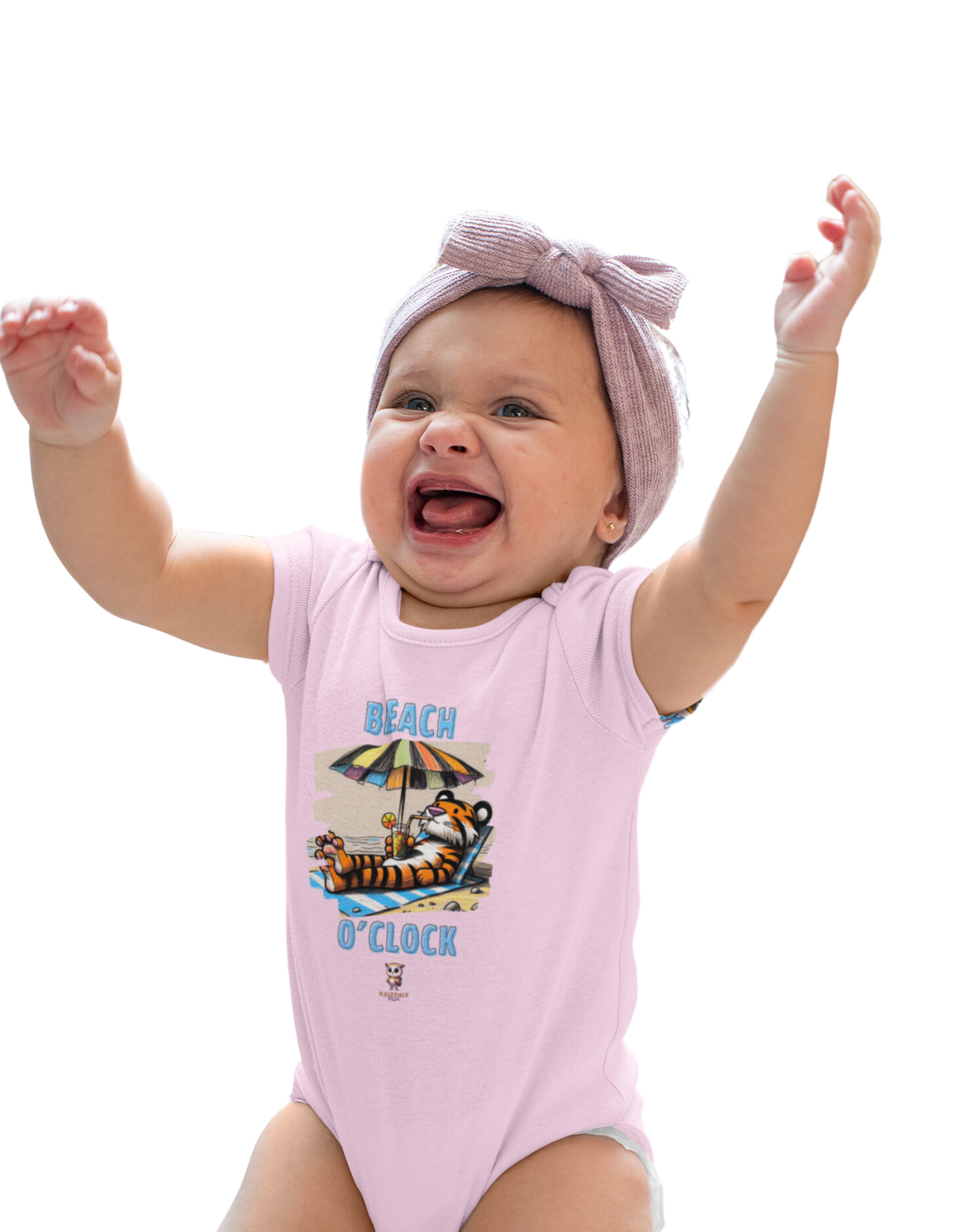 Beach O'Clock - Body côtelé pour nourrissons et bébés