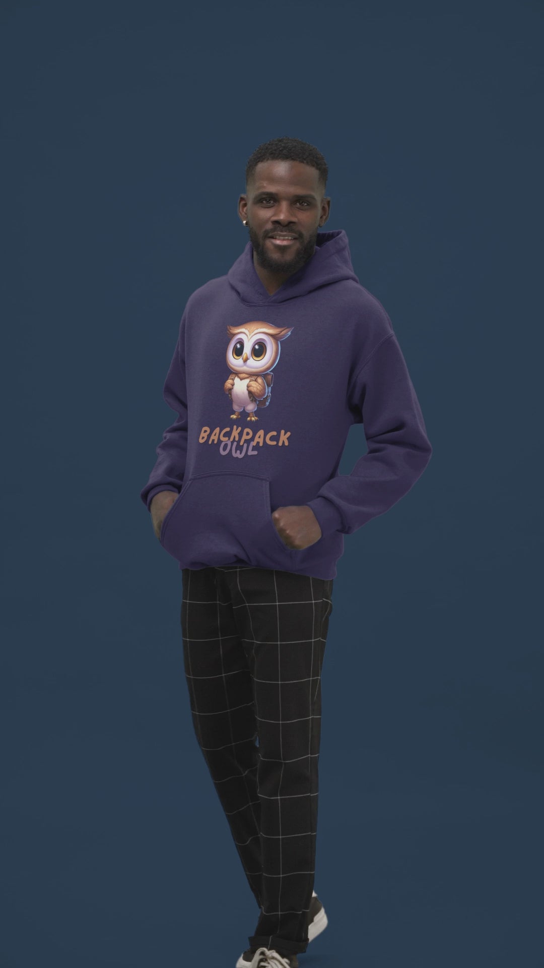 Sweat-shirt à capuche Original Simple Backpack Owl Unisex Heavy Blend™