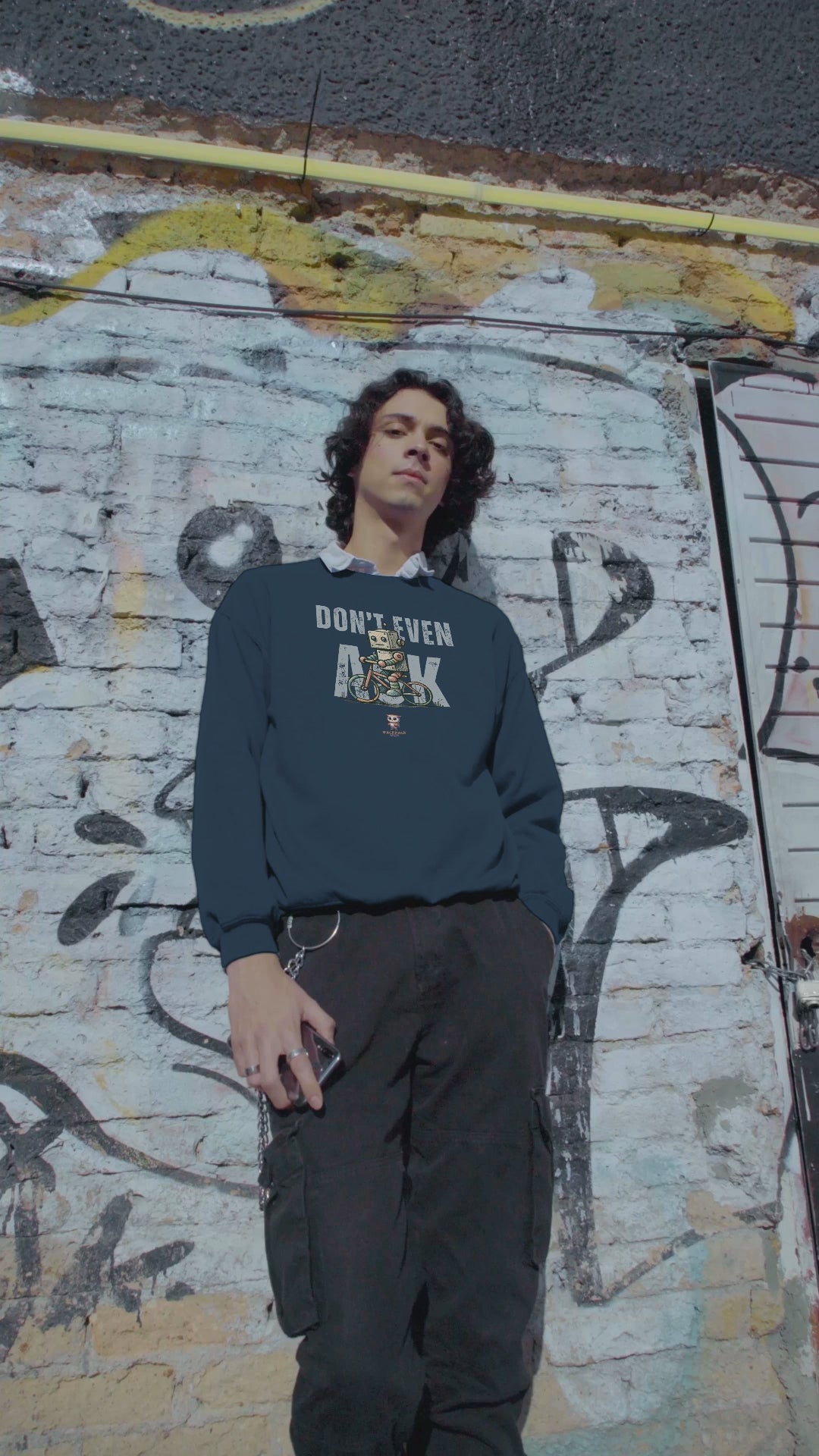 Ne demandez même pas - Sweat-shirt unisexe Heavy Blend™ Crewneck