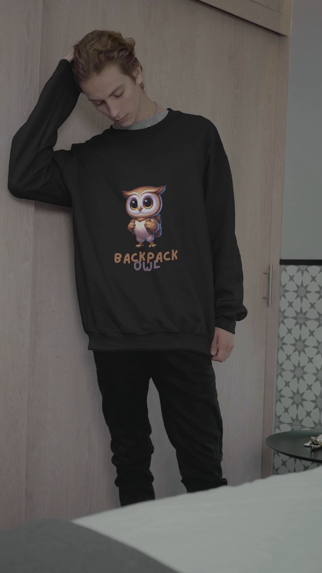 Sac à dos Rearview - Sweat-shirt unisexe Heavy Blend™ Crewneck
