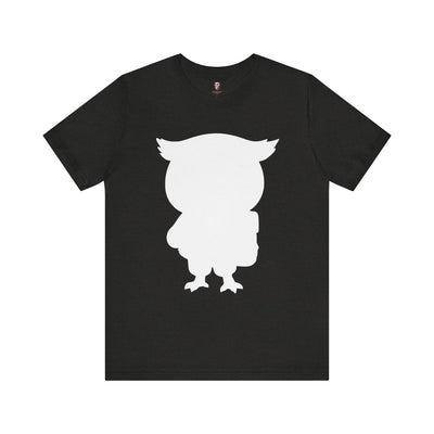 Silueta Búho - Camiseta de manga corta Unisex Jersey