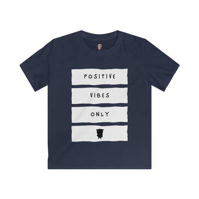Positive Vibes Only - Kids Softstyle Tee