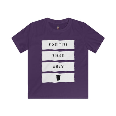 Positive Vibes Only - Kids Softstyle Tee