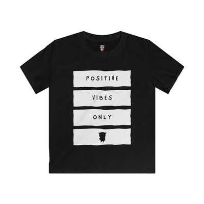 Positive Vibes Only - Kids Softstyle Tee