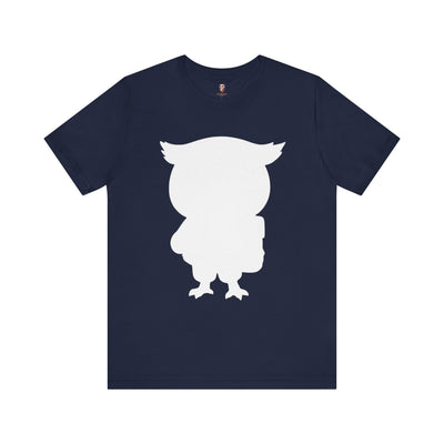 Silueta Búho - Camiseta de manga corta Unisex Jersey