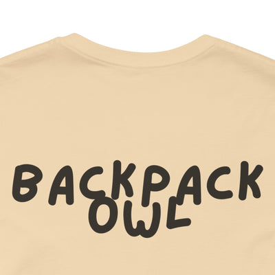 Silueta Búho - Camiseta de manga corta Unisex Jersey