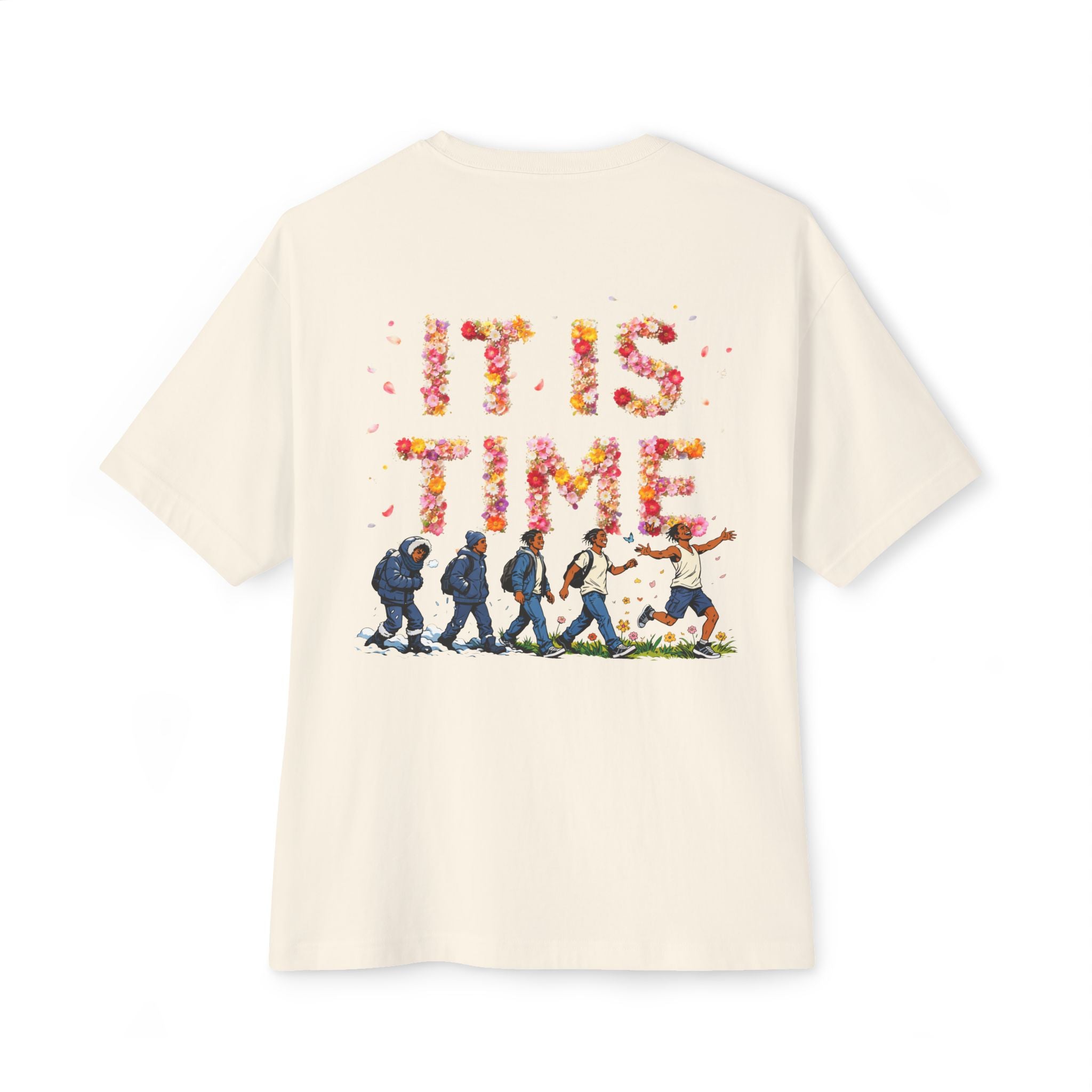 Spring Celebration Graphic Oversized Boxy Tee – Series MMXXVI/III