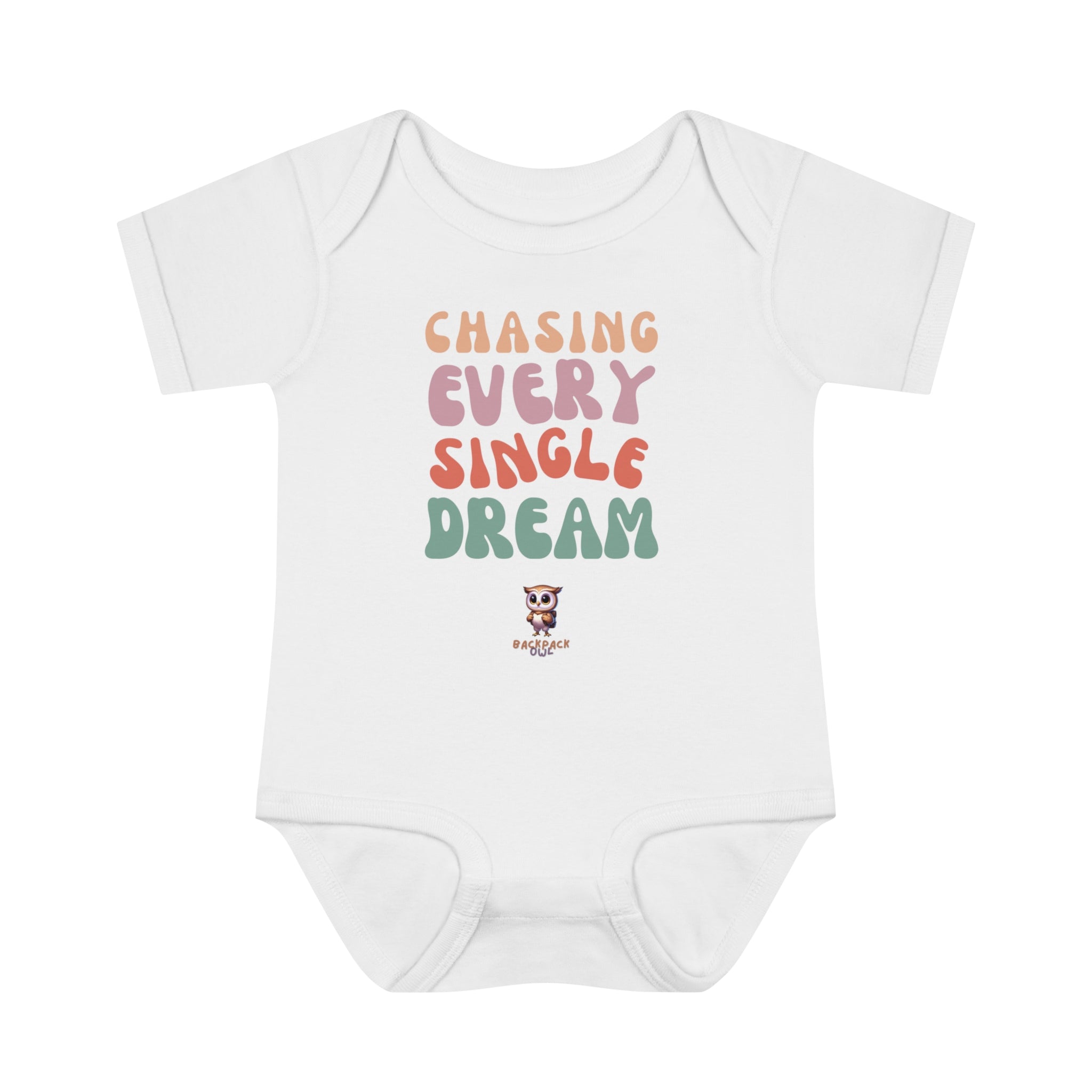 Chasing Every Single Dream - Body côtelé pour nourrissons et bébés