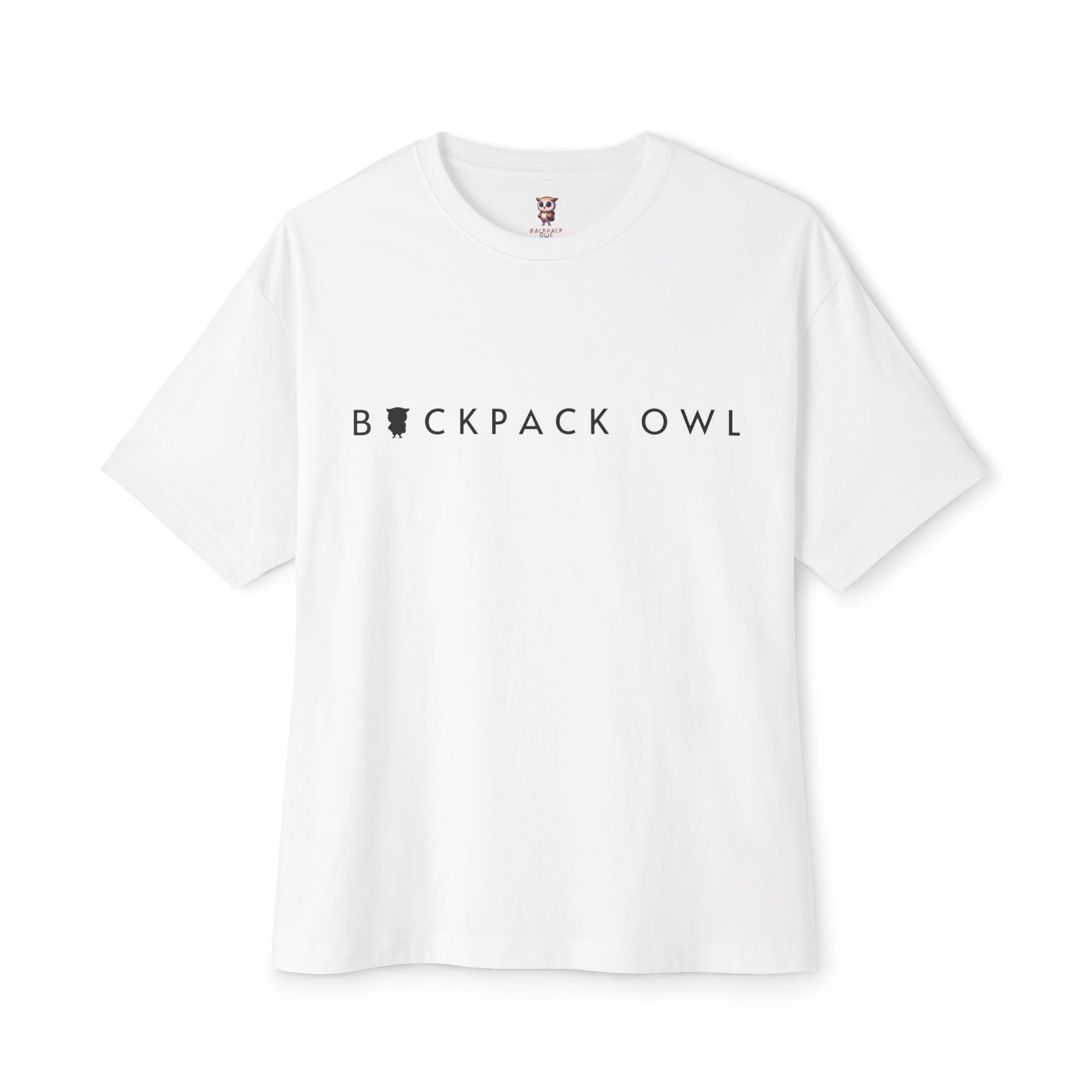 Backpack Owl Signature Unisex Oversized Boxy Tee