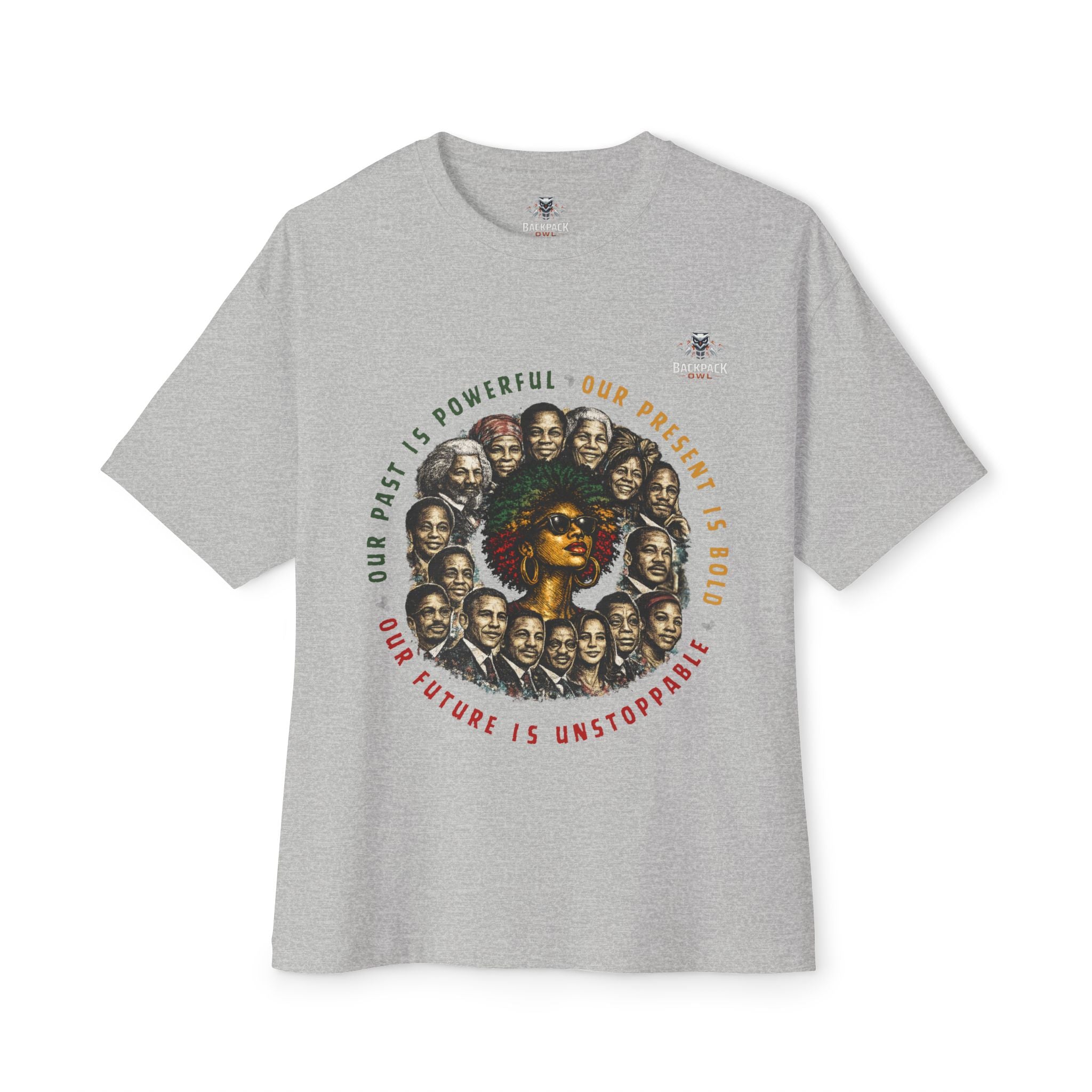 Afro Affirmation Graphic Oversized Boxy Tee – Series MMXXVI/II