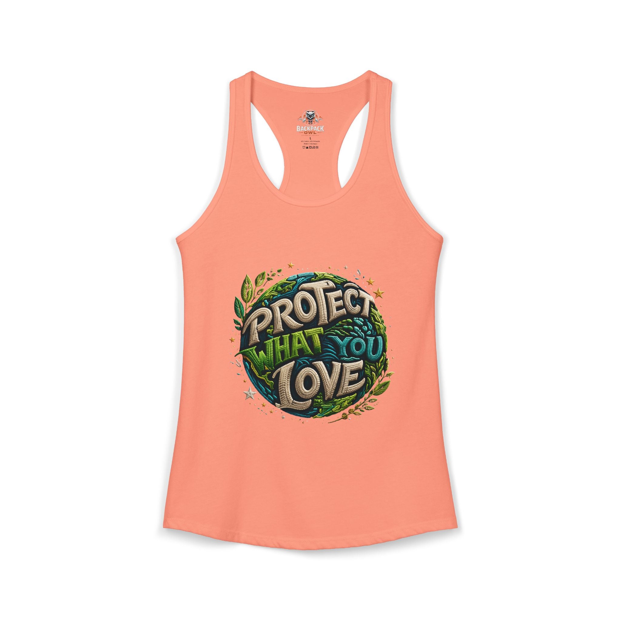 Protect What You Love Graphic Racerback Tank – Series MMXXVI/IV