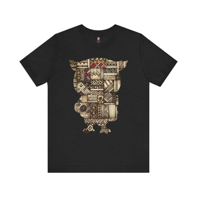 Hibou tribal en édition limitée - Tee-shirt à manches courtes en jersey unisexe