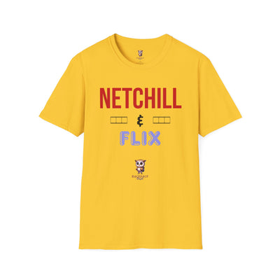 Netchill &amp; Flix - Camiseta unisex de estilo suave