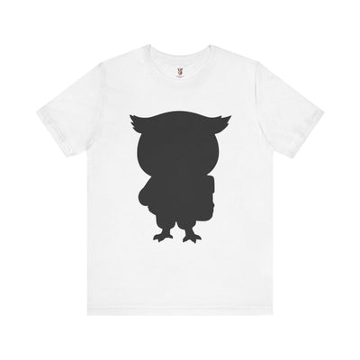 Silueta Búho - Camiseta de manga corta Unisex Jersey