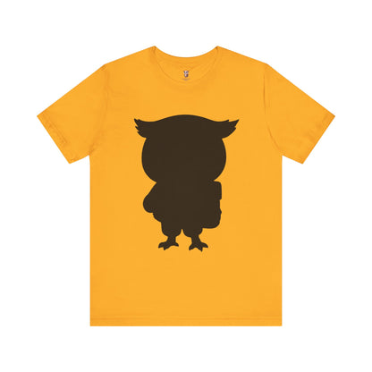 Silhouette Owl - Unisex Jersey Short Sleeve Tee