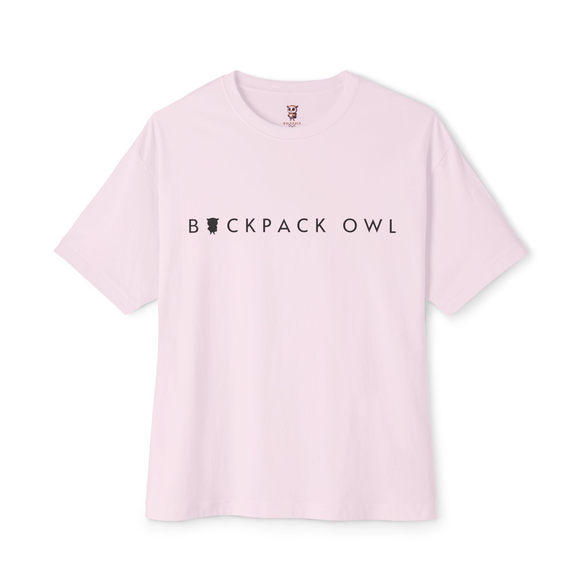 Backpack Owl Signature Unisex Oversized Boxy Tee