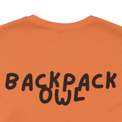 Silueta Búho - Camiseta de manga corta Unisex Jersey