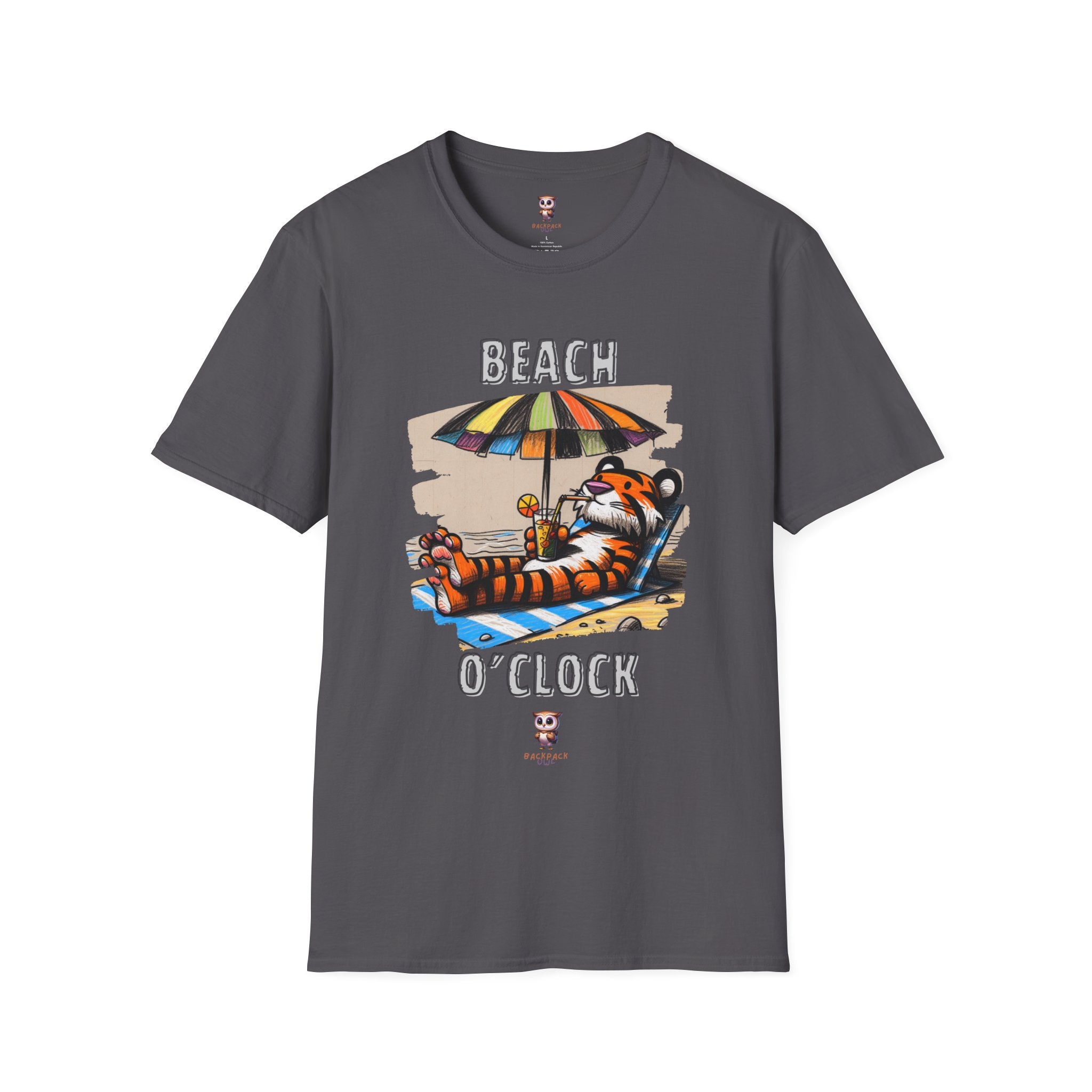 Beach O'Clock - Camiseta unisex de estilo suave