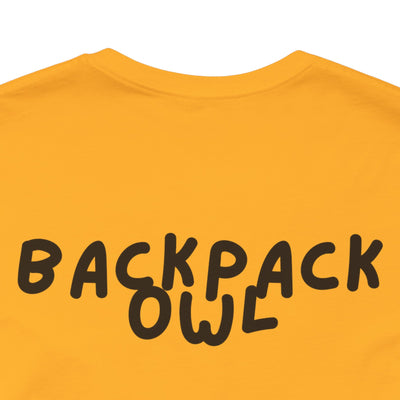 Silueta Búho - Camiseta de manga corta Unisex Jersey