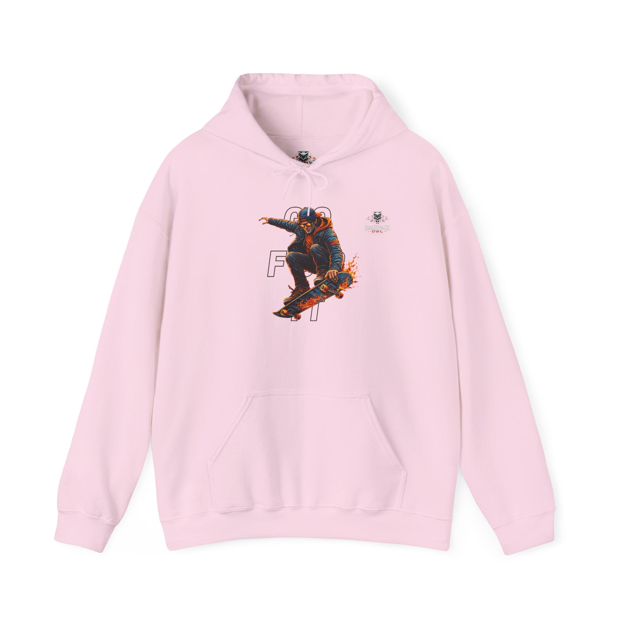 GO FOR IT Skateboarder Graphic Hoodie – Series MMXXVI/I