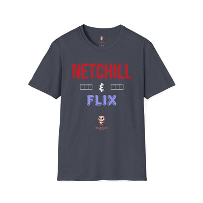Netchill &amp; Flix - Camiseta unisex de estilo suave