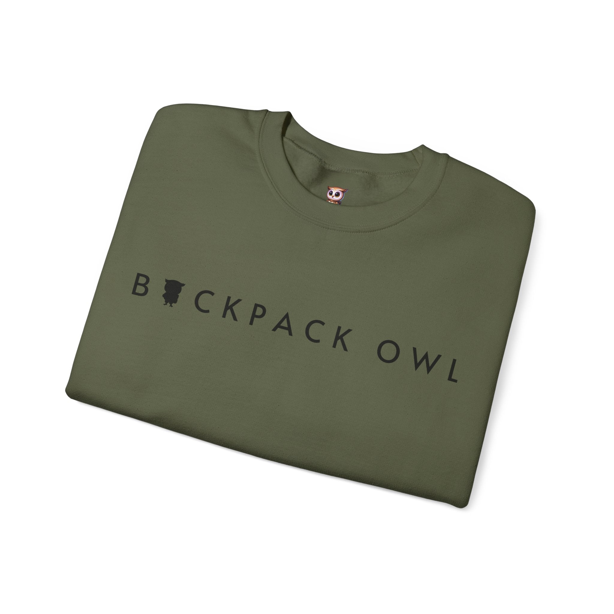 Backpack Owl Signature Unisex Heavy Blend™ Crewneck Sweatshirt