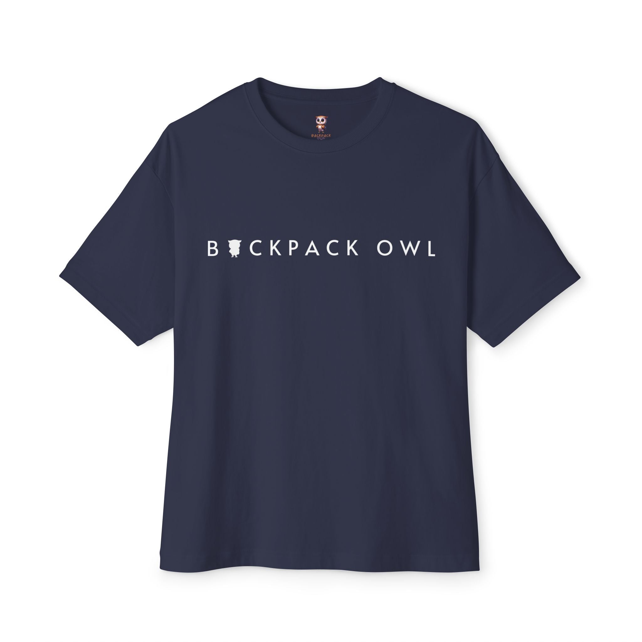 Backpack Owl Signature Unisex Oversized Boxy Tee