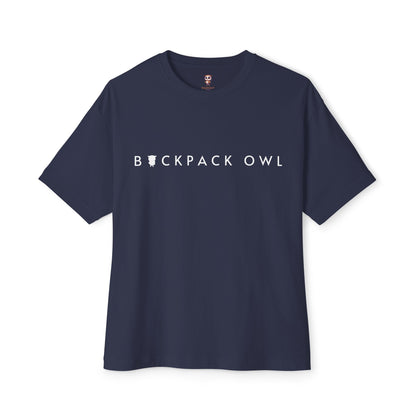 Backpack Owl Signature Unisex Oversized Boxy Tee