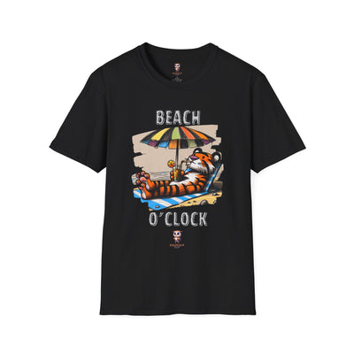 Beach O'Clock - Camiseta unisex de estilo suave