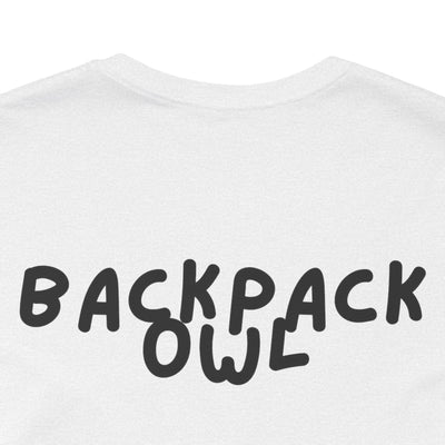 Silueta Búho - Camiseta de manga corta Unisex Jersey