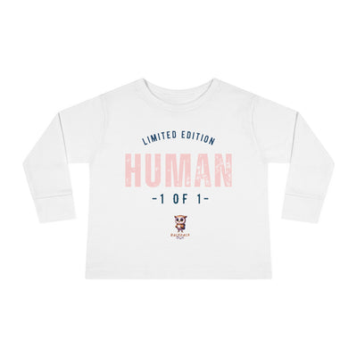 Humano de edición limitada - Camiseta de manga larga para niños pequeños