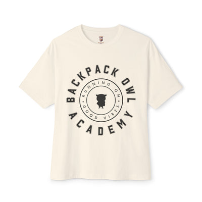 Backpack Owl Academy - Unisex Oversized Boxy Tee