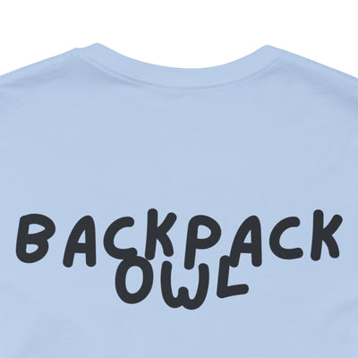 Silueta Búho - Camiseta de manga corta Unisex Jersey