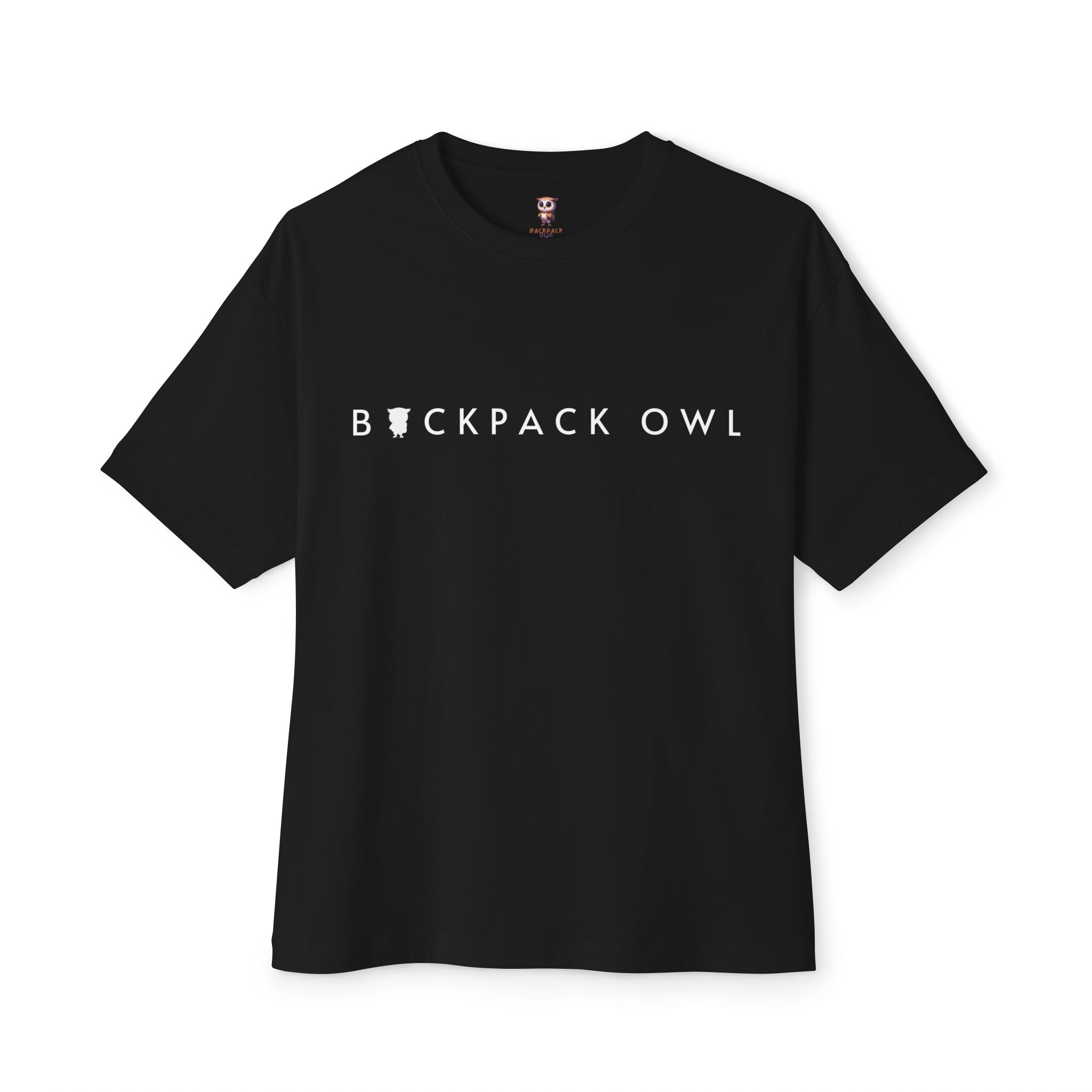 Backpack Owl Signature Unisex Oversized Boxy Tee