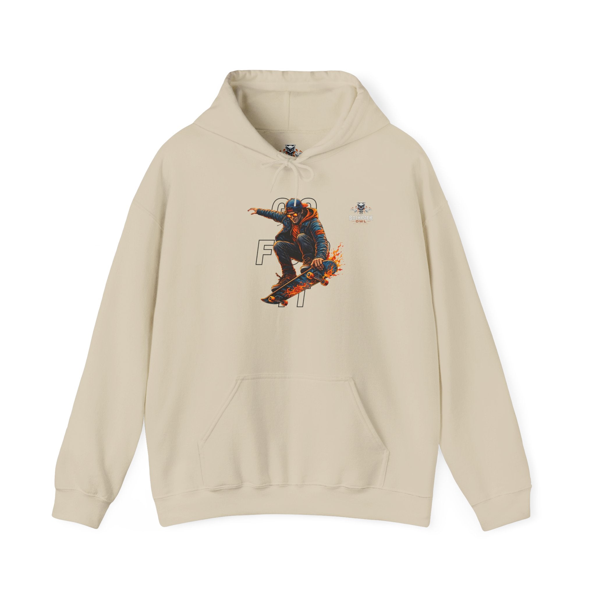 GO FOR IT Skateboarder Graphic Hoodie – Series MMXXVI/I