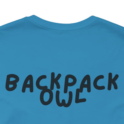 Silueta Búho - Camiseta de manga corta Unisex Jersey